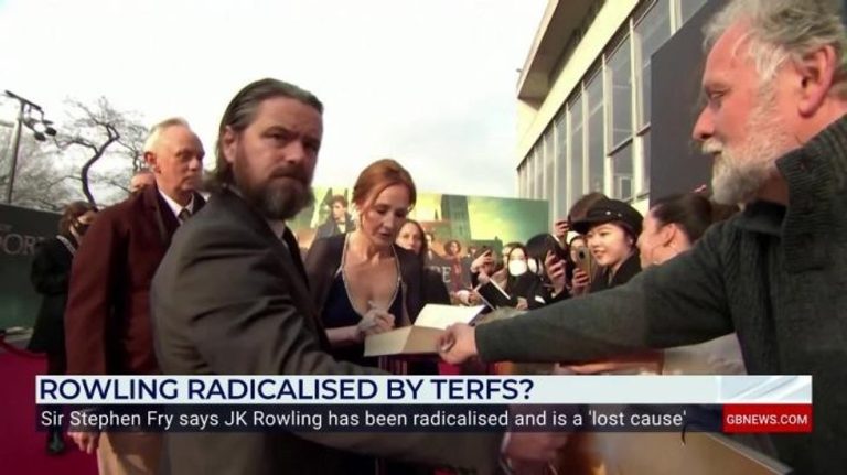 ‘Hang on!’ Tom Harwood and Emily Carver turn on each other in tense GB News row as JK Rowling remark sparks fury: ‘Yada, yada, yada’