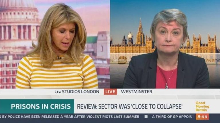 Kate Garraway and Yvette Cooper migrant discussion branded ‘car crash’ by ITV GMB viewers as Ed Balls skips interview amid bias rows